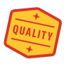 Quality sticker